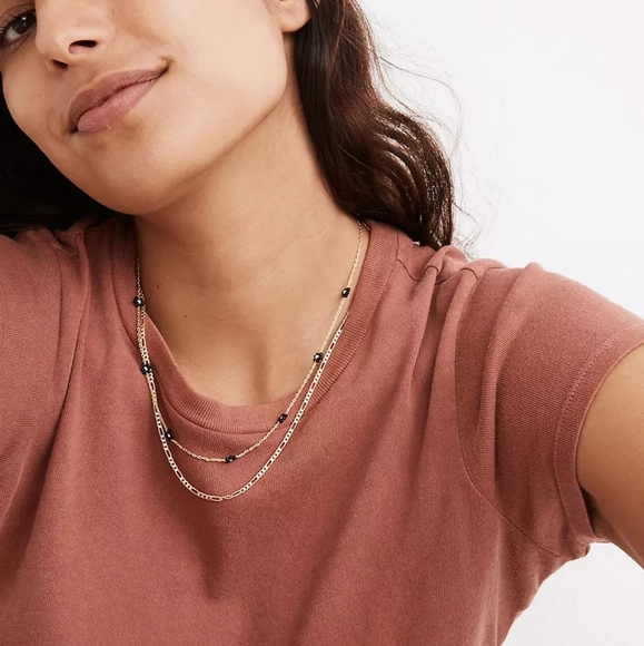 🚫SOLD🚫Madewell Seed Bead Daisy Chain Necklace - Picture 2 of 7